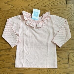 Bella Bliss New With Tags Ruffle Stripe Shirt